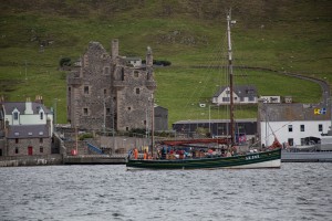 The Swan and Scalloway Castle