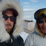Ian Mauro (left) and Zacharias Kunuk (right)  in Igloolik, Nunavut